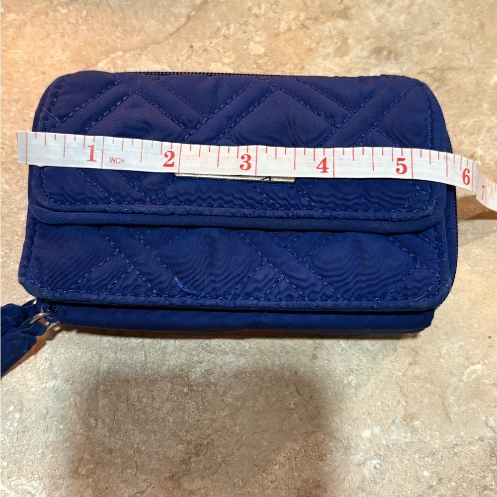 Vera Bradley Blue Quilted Crossbody Bag - Picture 15 of 16